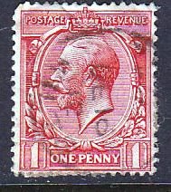 England - KGV -  1p - Used