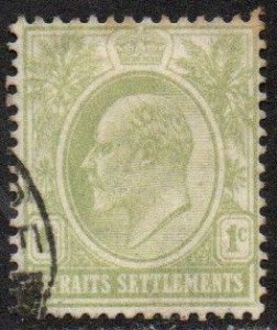 Straits Settlements Sc #109 Used