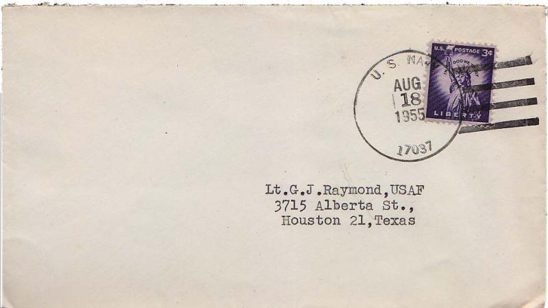 United States Fleet Post Office 3c Statue of Liberty 1954 Liberty 1955 U.S. N...