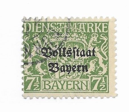 Bayern Germany #O22 Used - CAT VALUE $13.00