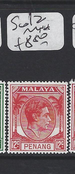 MALAYA PENANG  (P1705B)  12C  KGVI  SG12    MNH