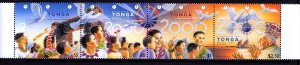 Tonga 1999 Millennium Complete Mint MNH Set Strip SC 1027