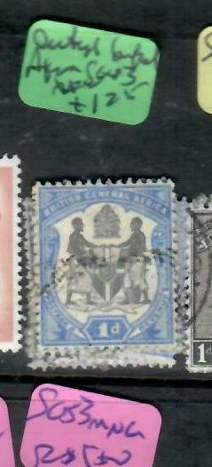 BRITISH CENTRAL AFRICA  (PP0406B)  ARMS  1D  SG 43    VFU