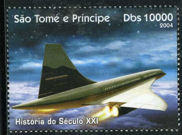 Sao Tome & Principe 2004 CONCORDE 1 value Perforated Mint (NH)