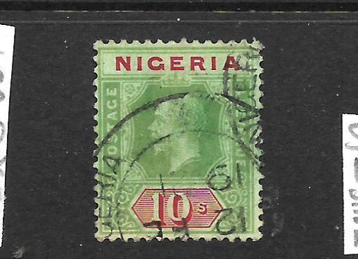 NIGERIA  1914-28   10/-   KGV   FU   SG 11b