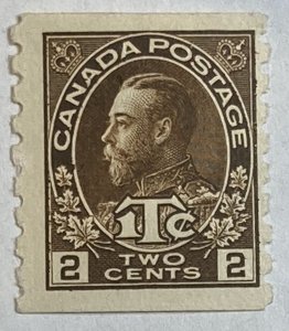 CANADA 1918 #MR7 War Tax Stamp Coil - MH