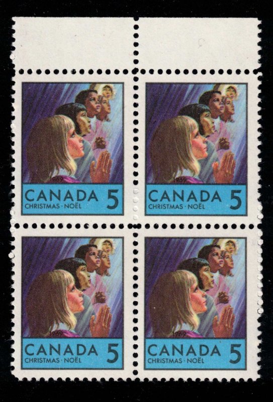 Canada - Christmas 1968  - SC502, 503 Mint Blocks NH