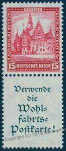 Germany Weimar 1931 Nothilfe Bauwerke Michel 170 MNH Zusammendruck Se-Tena 76744