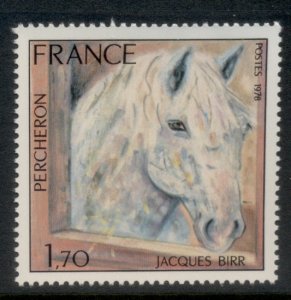 France 1978 Percheron Horse MUH