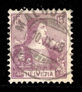 Switzerland Stamp #131 USED FU SINGLE