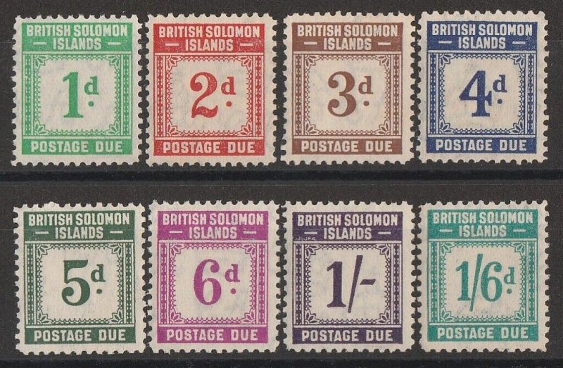 SOLOMON ISLANDS 1940 Postage Due set 1d-1/6. MNH **.