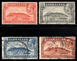 Gibralter Scott 96a mint 97a & 99a ,98 Used KGV $57.00