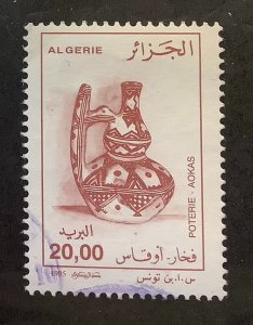 Algeria 1995 Scott 1056 used - 20.00d, regional Pottery, Pitcher, Aokas