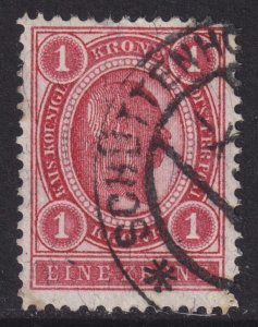 Austria - 1899 - Scott #83 - used - SCHÜTTENHOFEN pmk Czech Republic