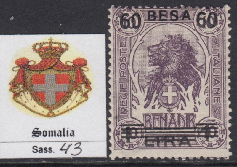 Italy Somalia n. 43  cv 110$  MNH**