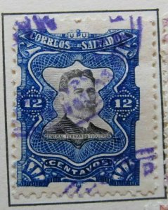 A6P38F139 Salvador 1910 12c used-