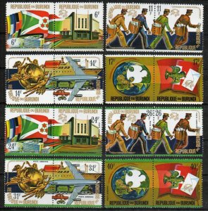 Burundi Stamp 460-463, C199-C202  - UPU centenary