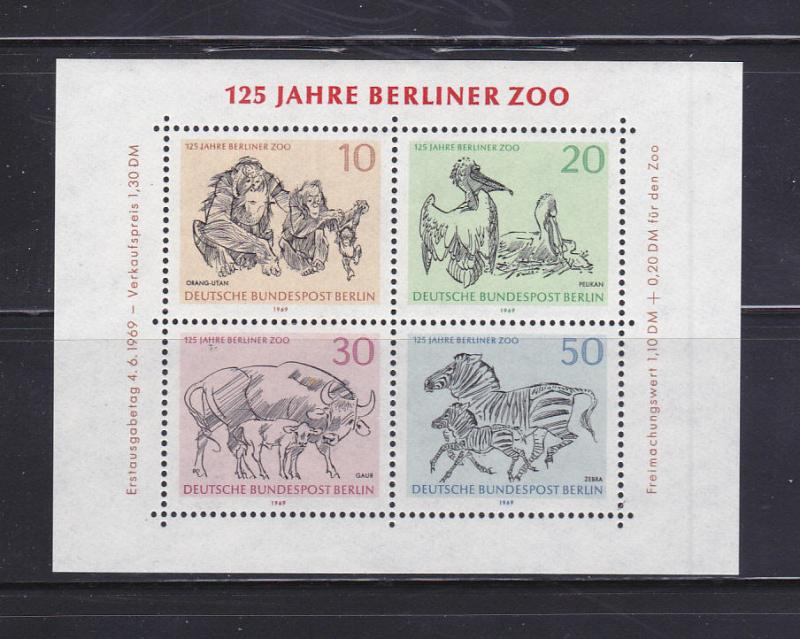 Germany Berlin 9N275 Set MNH Animals