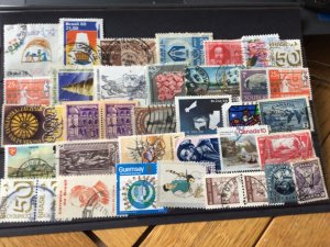 Super World mounted mint & used stamps for collecting A13014