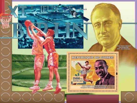 WD02/16/20-Guinea - XI Olympics -  Stamp Souvenir Sheet 7B-220