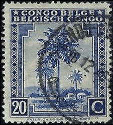BELGIAN CONGO   #190 USED (3)