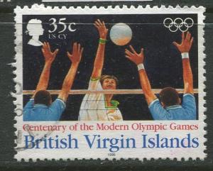 Virgin Is.- Scott 830 - Modern Olympic Games -1996 - Used - Single 35c Stamp