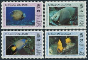 Cayman 618-621,MNH.Michel 632-635. Angelfish 1990.