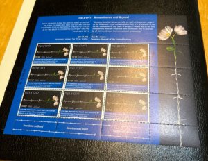 Israel Scott #1715 2008 Holocaust Remembrance Day Complete Sheet MNH!!