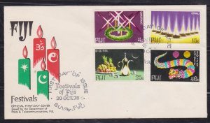 FIJI - 1978 FESTIVALS 4V FDC