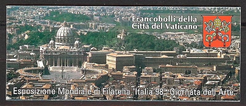 1998- VATICAN - Scott #1086a - Complete booklet (5 stamps) - MNH VF **