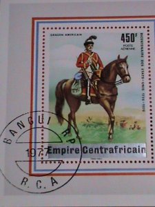 EMPIRE CENTRAFRICAIN STAMPS: 1977 SC#C144 - BI-CENTENARY OF AMERICAN  REVOLUTION