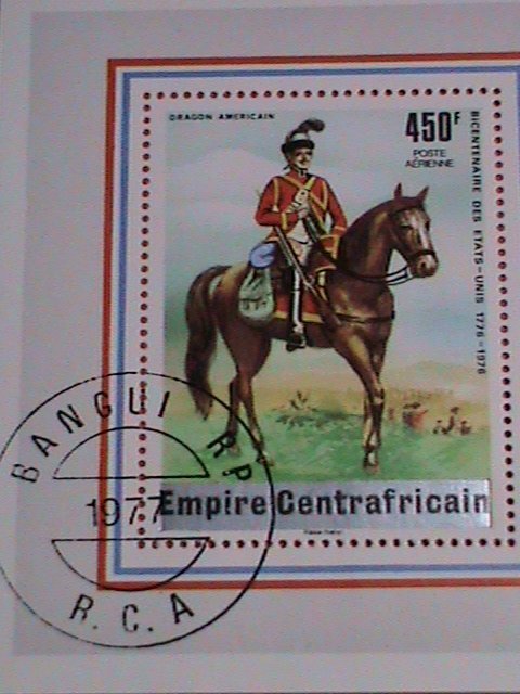 EMPIRE CENTRAFRICAIN STAMPS: 1977 SC#C144 - BI-CENTENARY OF AMERICAN  REVOLUTION