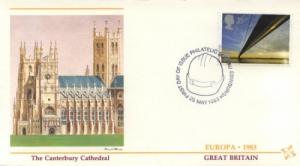 1983 Great Britain Europa (Scott 1019) Fleetwood FDC