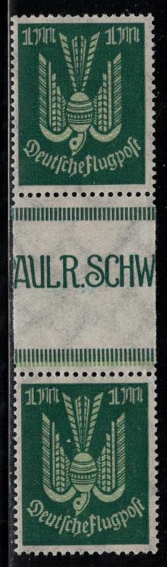 Germany Scott # C8, gutter pair, mint nh, se-tenant, Mi# 215ZS