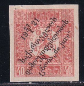 Georgia Russia 1919 Sc NL Fantasy Ovpt on Sc 8 Stamp MH