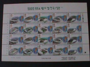 ​KOREA-2002 SC#2039  FIFA-WORLD CUP SOCCER STADIUMS-MNH SHEET-VF-HARD TO FIND