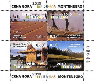 Montenegro 2010, Tourism s/s, MNH