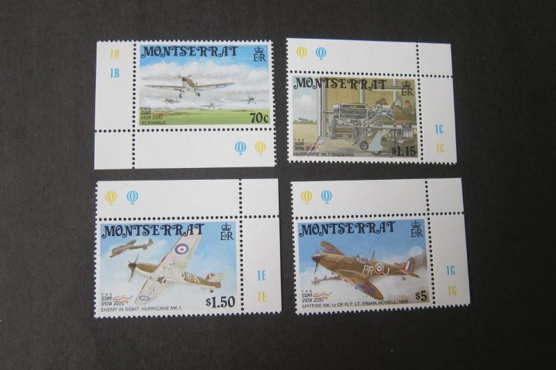 Montserrat Sc 948-951 transport aircrafts Set MNH