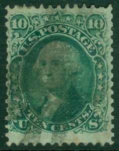 EDW1949SELL : USA 1868 Scott #96 Fine, Used. Perforation faults. Catalog $240.00