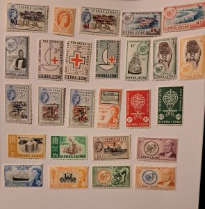 Sierra Leon postage  stamps  MNH