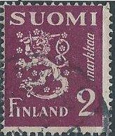 Finland 172 (used) 2m lion, deep vio (1932)