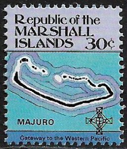Marshall Is #44 MNH Stamp - Majuro, Navigational Stickchart