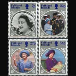 FALKLAND IS. 1985 - Scott# 420-3 Queen Mother Set of 4 NH