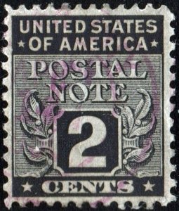 SC#PN2 2¢ Postal Note Single (1945) Used