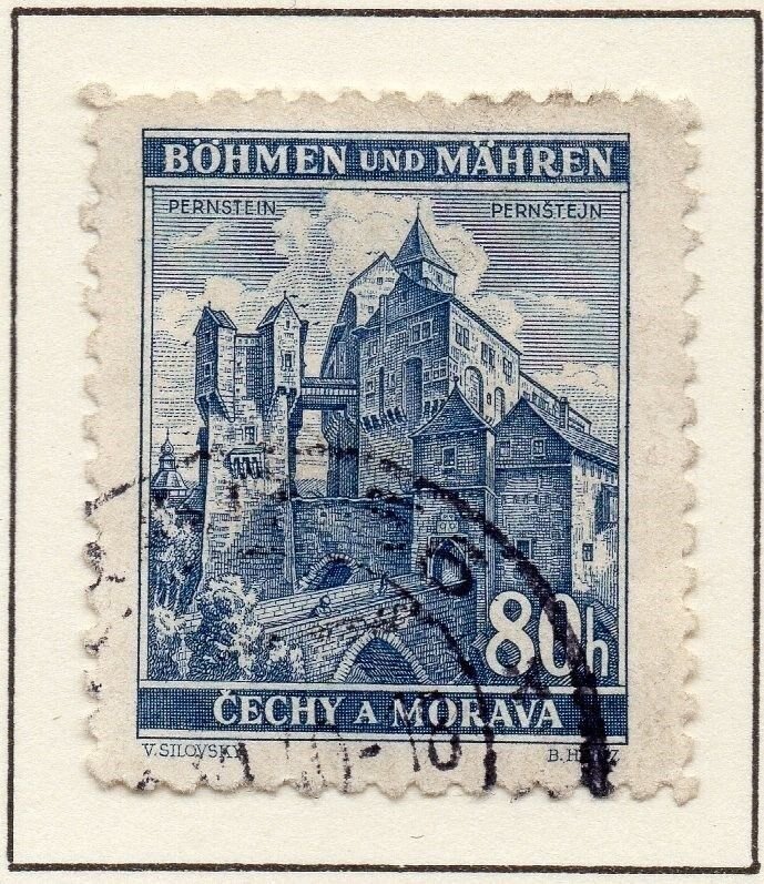 Germany Czechoslovakia 1939-40 Early Issue Fine Used 80h. 116402