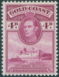 Gold Coast 1938 4d magenta Perf 12 SG125 unused