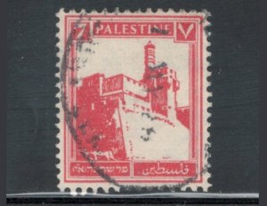 Palestine 1927 Citadel at Jerusalem 7m Scott # 69 Used