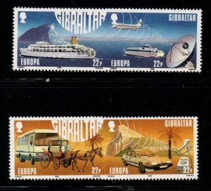 Gibraltar Sc 524-27 1988 Europa stamp set mint NH