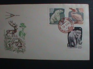 RUSSIA-FDC -1964 SC#2905-7 CENTENARY OF MOSCOW ZOO MNH FDC  VERY FINE