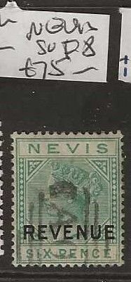 NEVIS SG F8   QV  6D  REVENUE  VFU  P0609B H